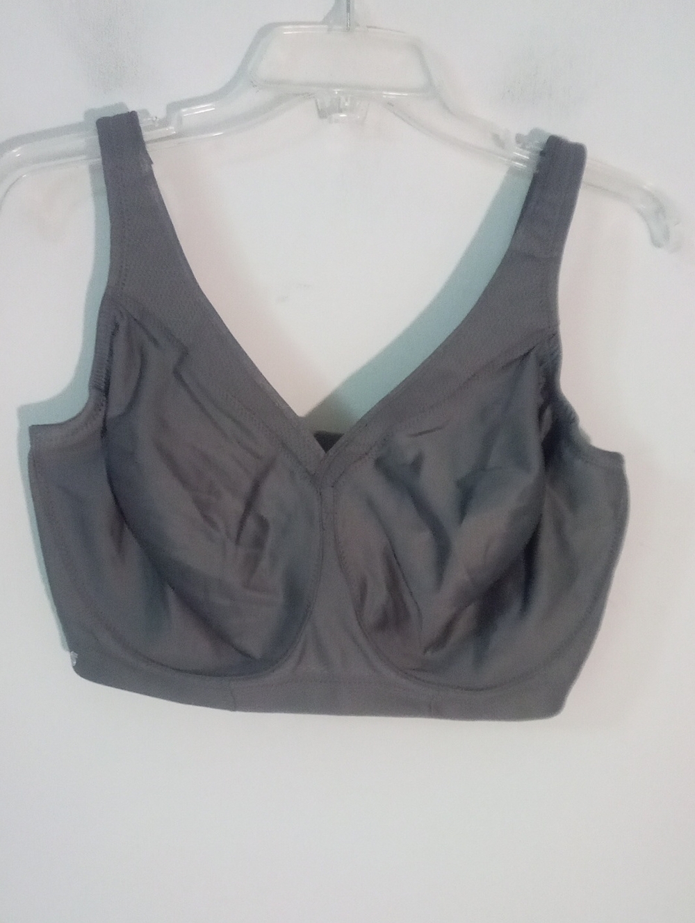 * Glamorise Full Coverage Soft Support Bra - Gray 38G NWT $60